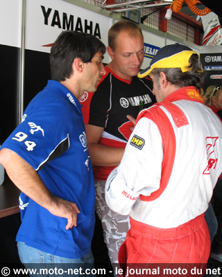 Visite de Christophe Guyot après l'abandon du GMT