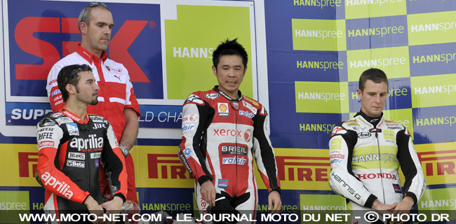  Haga 1er, Biaggi 2ème et Rea 3ème - Mondial Superbike France 2009 : Haga conserve l'avantage à Magny-Cours