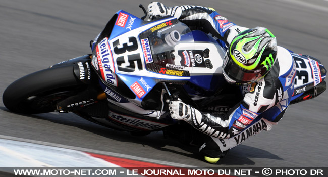 Cal Crutchlow - Ça tourne... déjà ! Premiers chronos de la saison 2010 de Superbike 