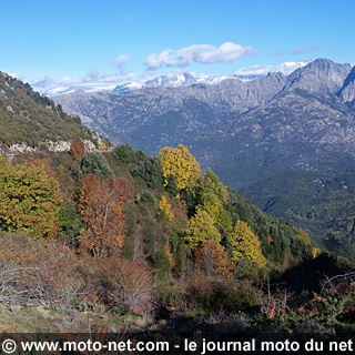 Sur le parcours du Moto Tour de Corse : la Corse passionnément !