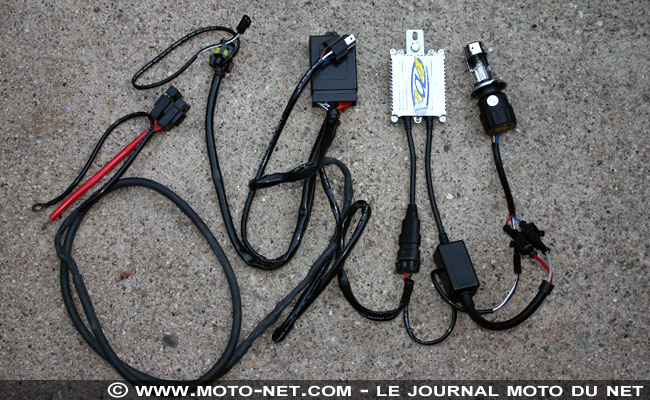 Test éclairage : Phares moto xénon or not xénon ?