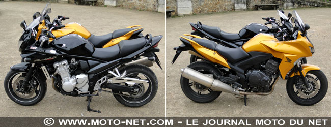 Honda CBF1000 F / Suzuki Bandit 1250 S : les gros Routsters !
