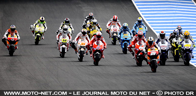 Départ du Grand Prix d'Espagne 2010