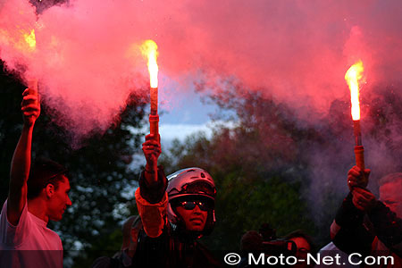 Manifestation FFMC du 19 septembre 2004 contre l'allumage des feux le jour