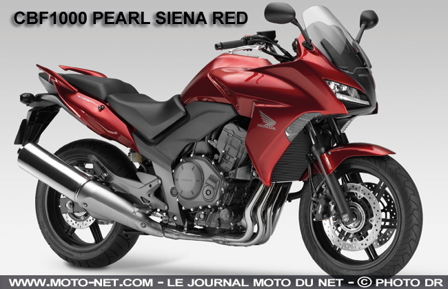 Nouveaux coloris sur les modèles Honda 2011