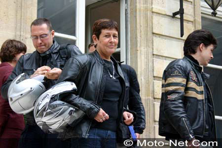 Gilles de Robien et Rémy Heitz recevaient aujourd'hui la Fédération française des motards en colère et la fédération française de motocyclisme
