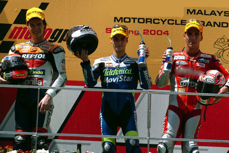 Grand Prix moto du Qatar 2004 : le tour par tour