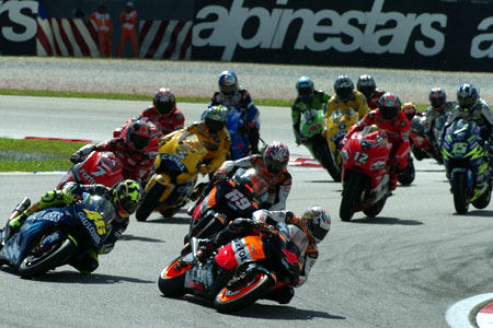 Grand Prix moto du Qatar 2004 : le tour par tour