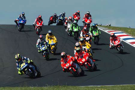 Grand Prix moto d'Australie 2004 : le tour par tour