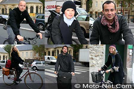 Les cyclistes interrogés par Moto-Net