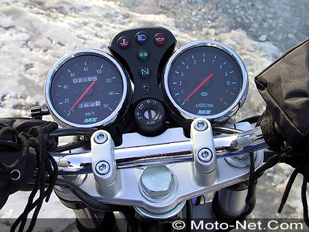 Essai Moto-Net MZ 125 RT : une 125 à la neige