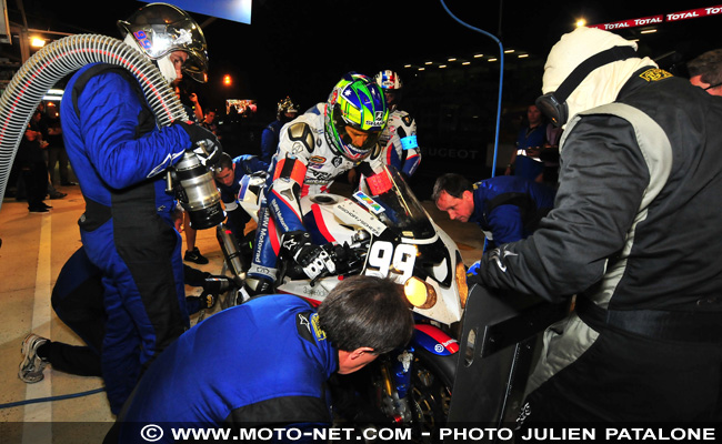 Ravitaillement de la BMW n°99