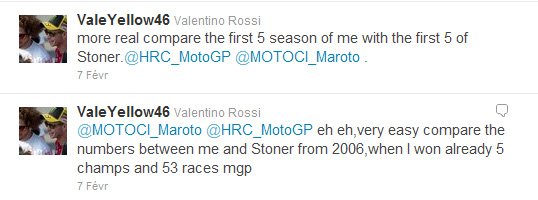 Moto GP : Tweet clash entre Rossi et le HRC...