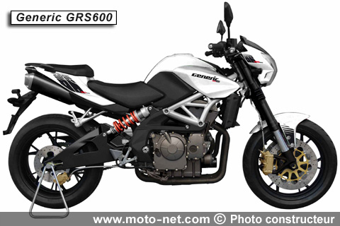  Generic GRS 600 - Nouveautés 2013 BN 600 : le roadster 4-cylindres selon Benelli