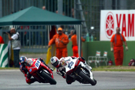 Les manches Superbike et Supersport d'Imola 2005 sur Moto-Net