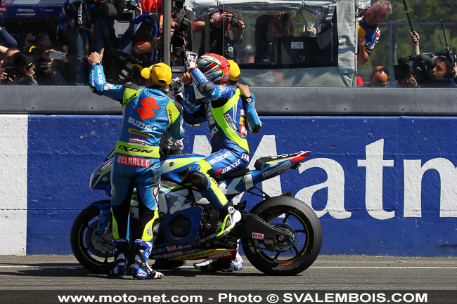 24H Motos 2015 - Galerie photos 03 : arrivée et podiums