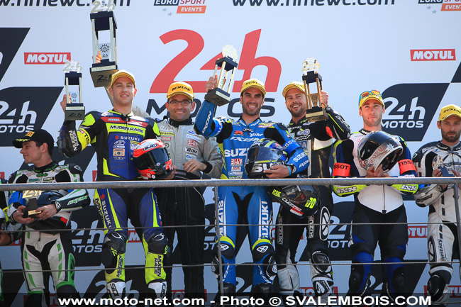24H Motos 2015 - Galerie photos 03 : arrivée et podiums