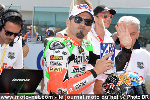 Max Biaggi - WSBK Italie (8 sur 13) Déclarations et analyse du Superbike à Misano