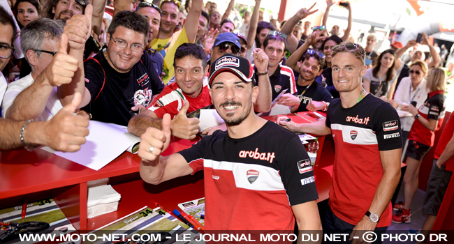  Giugliano et Davies - WSBK Italie (8 sur 13) Déclarations et analyse du Superbike à Misano