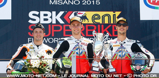  Jacobsen 2ème, Cluzel 1er et Zanetti 3ème - WSBK Italie (8 sur 13) Déclarations et analyse du Superbike à Misano