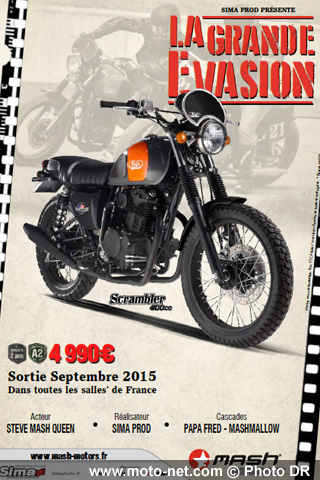 Nouvelle Mash 400 Scrambler en septembre pour 4990 euros