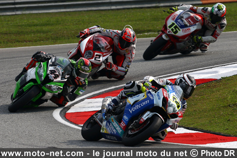 De Puniet, Rolfo, Camier et Baiocco - WSBK Malaisie (10 sur 13) Déclarations des pilotes Superbike à Sepang 