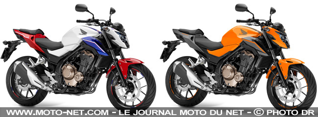 Nouvelle Honda CB500F 2016