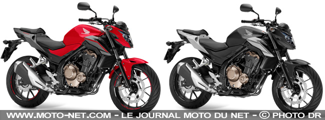 Nouvelle Honda CB500F 2016