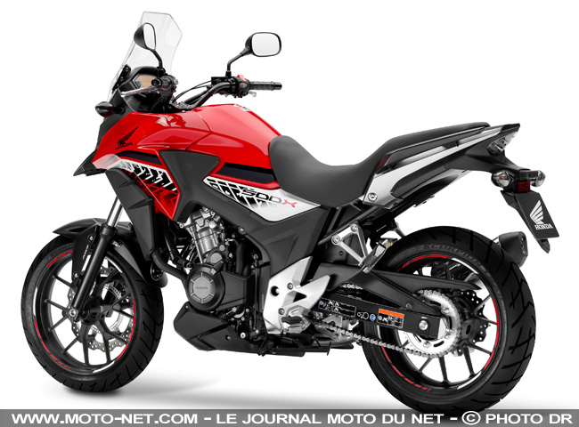 Nouveau trail Honda CB500X 2016