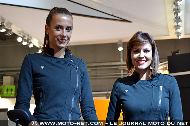 En direct de l'EICMA : les plus belles hôtesses du salon de Milan