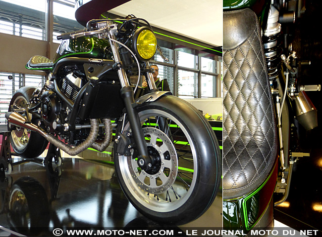 Préparation moto : Mario Soares transforme la Kawasaki Vulcan S en Café racer