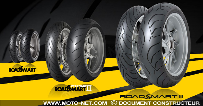  Essai pneu moto Dunlop Sportmax Roadsmart III