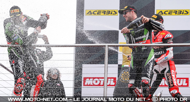  Sykes, Rea et Davies - WSBK Grande-Bretagne (7 sur 13) Déclarations des pilotes World Superbike à Donington Park