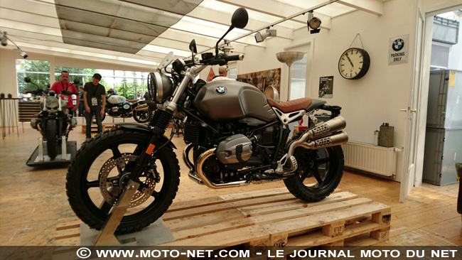 En direct de la présentation BMW R Nine T Scrambler