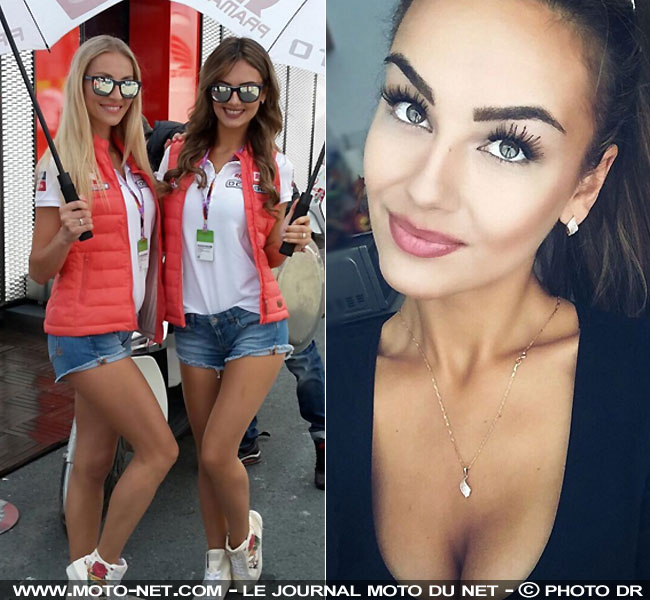L'umbrella girl la plus sexy du GP d'Allemagne Moto GP 2016