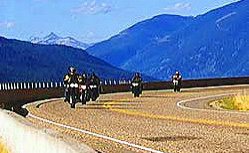 L'une des nombreuses grandes courbes de la 99 : espace et visibilité