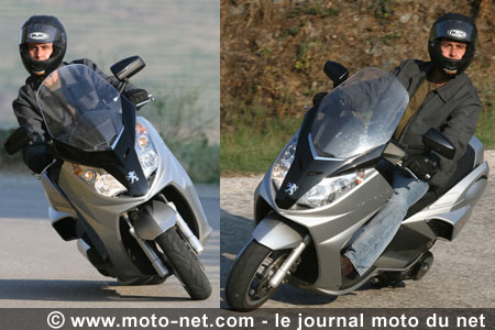 Test Moto Net scooter Peugeot Satelis Compressor : Musclor Junior