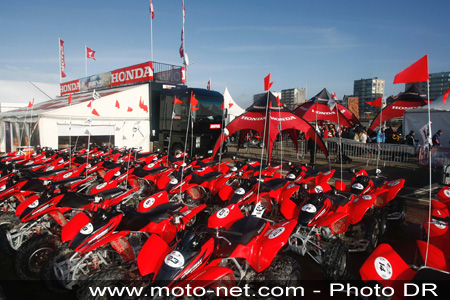 Quaduro'Star Honda au Touquet : un poireau chez les peoples...