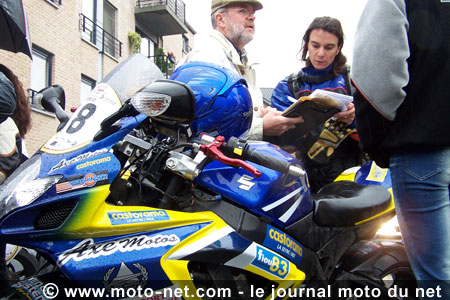 Championnat du monde des rallyes 2007, Belgian Moto Tour : première étape, après la pluie... la pluie !