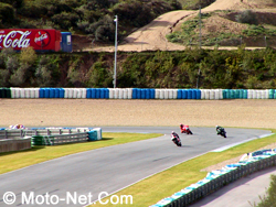 La première journée d'essai à Jerez s'est déroulée sur piste sèche malgré un vent violent
