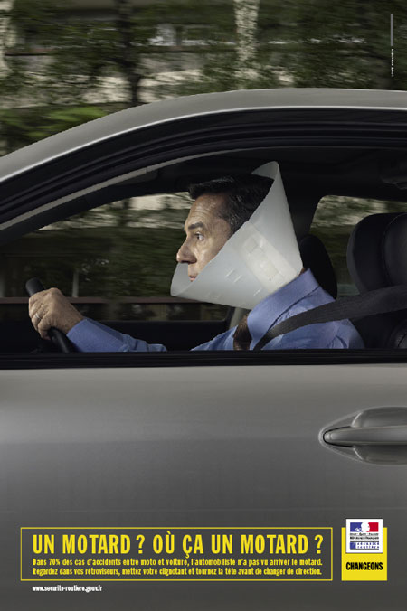 Où ça un motard ? : nouvelle campagne de la sécurité routière