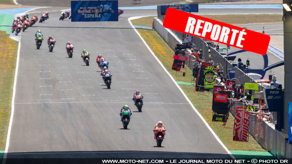 Le Grand Prix d'Espagne Moto GP 2020 est reporté à une date inconnue