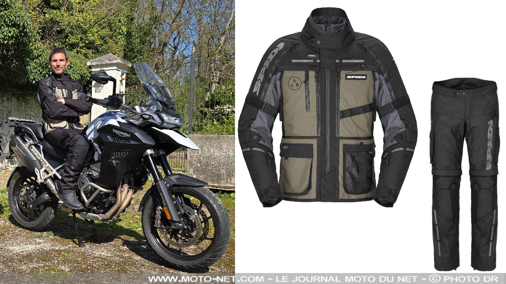 Essai de l'ensemble veste et pantalon Spidi Hard Track 3