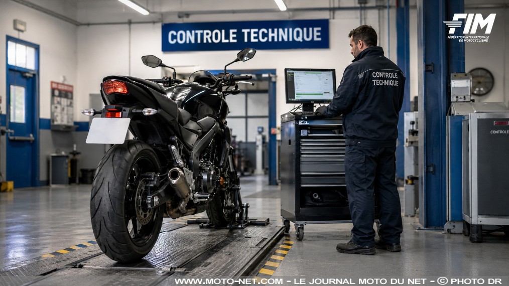 La FIM freine toujours sur le contrôle technique moto

La Fédération internationale de motocyclisme (FIM) réaffirme son opposition au contrôle technique moto et scooter, ainsi qu'au projet de le rendre obligatoire dans tous les pays d'Europe. Explications.

