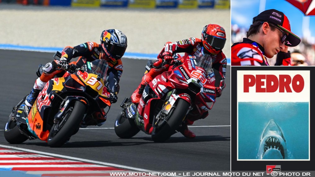 Pedro Acosta remplace Francesco Bagnaia chez Ducati en 2027

Fin du suspense chez les Rouges de Bologne : Pedro Acosta troque comme prévu sa KTM officielle contre la Ducati d'usine de Pecco Bagnaia. Le jeune espagnol fera équipe avec Marc Marquez pour les saisons 2027 et 2028. Explications.
