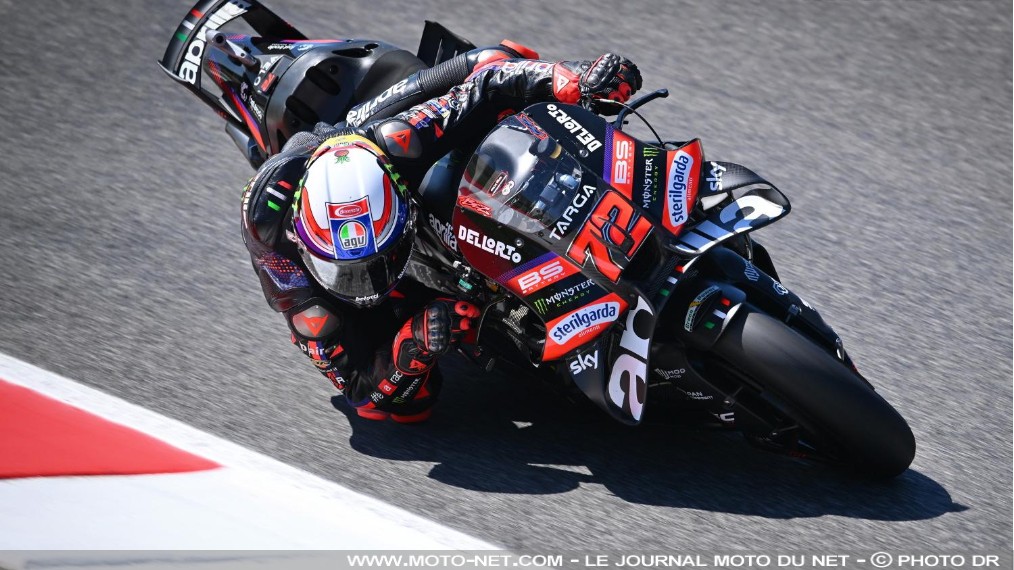 Résultats et classements du Moto GP d'Italie 2026

Aprilia signe un week-end parfait à domicile avec une pole record, la première victoire de Raul Fernandez au Sprint et un succès en solitaire de Marco Bezzecchi, solide leader au championnat MotoGP. Jorge Martin, sur la deuxième marche samedi et dimanche, marque également de gros points.
