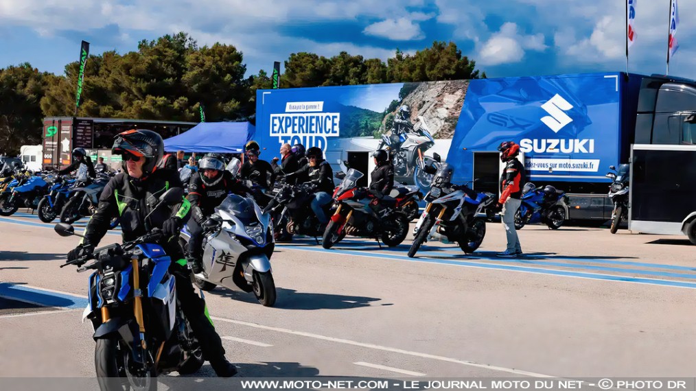Les essais de motos Suzuki repartent pour un tour 