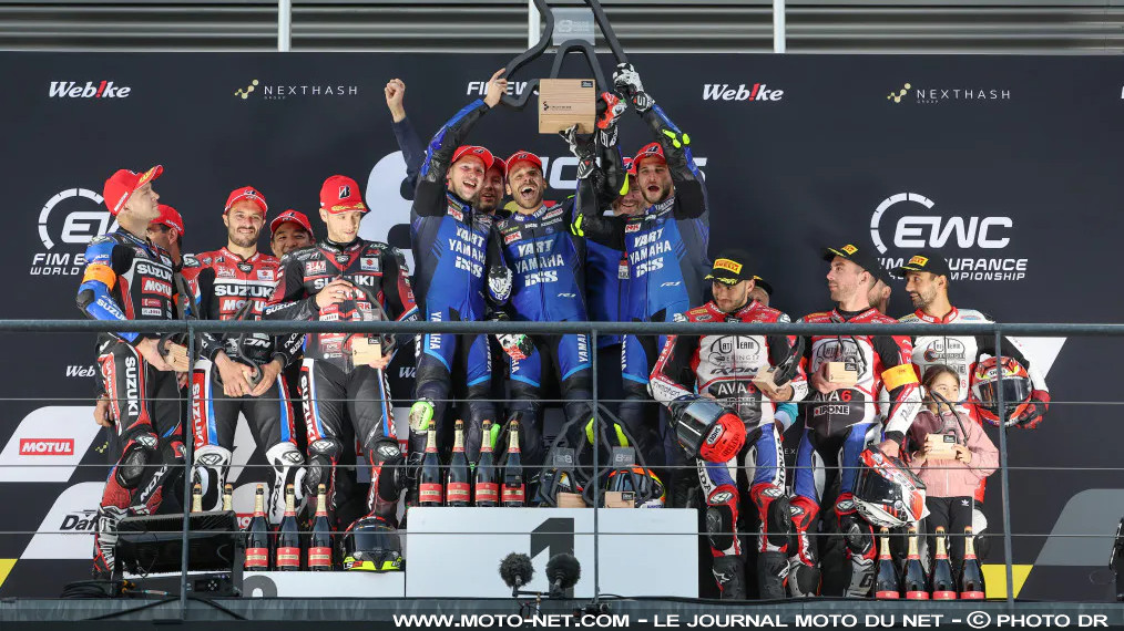 La Yamaha 1 et l'Aprilia 111 (!) victorieuses aux 8H de Spa Motos 2024