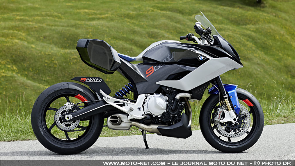 Concept 9cento : le trail sportif modulable selon BMW Concept 9cento : le trail sportif modulable selon BMW