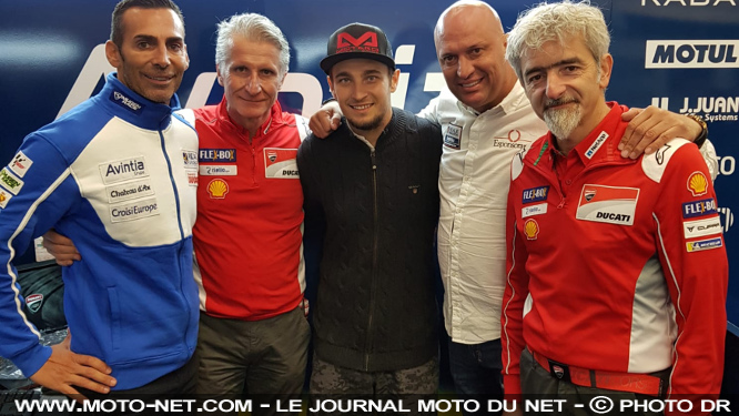 Karel Abraham sur la Ducati Avintia Racing en 2019 et 2020 Karel Abraham sur la Ducati Avintia Racing en 2019 et 2020
